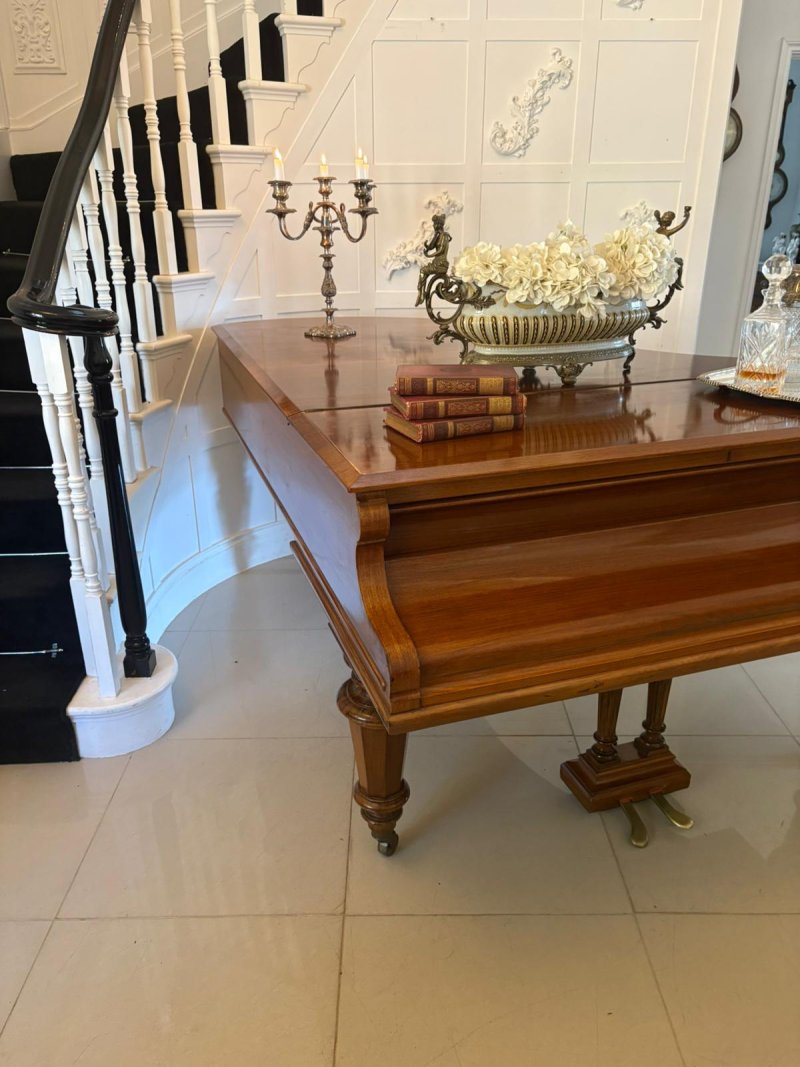 Exceptional Quality Antique C.Bechstein Victorian Rosewood Boudoir Grand Piano Model V (1898) - Image 2